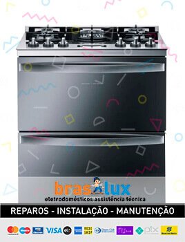 fogao duplo Brastemp